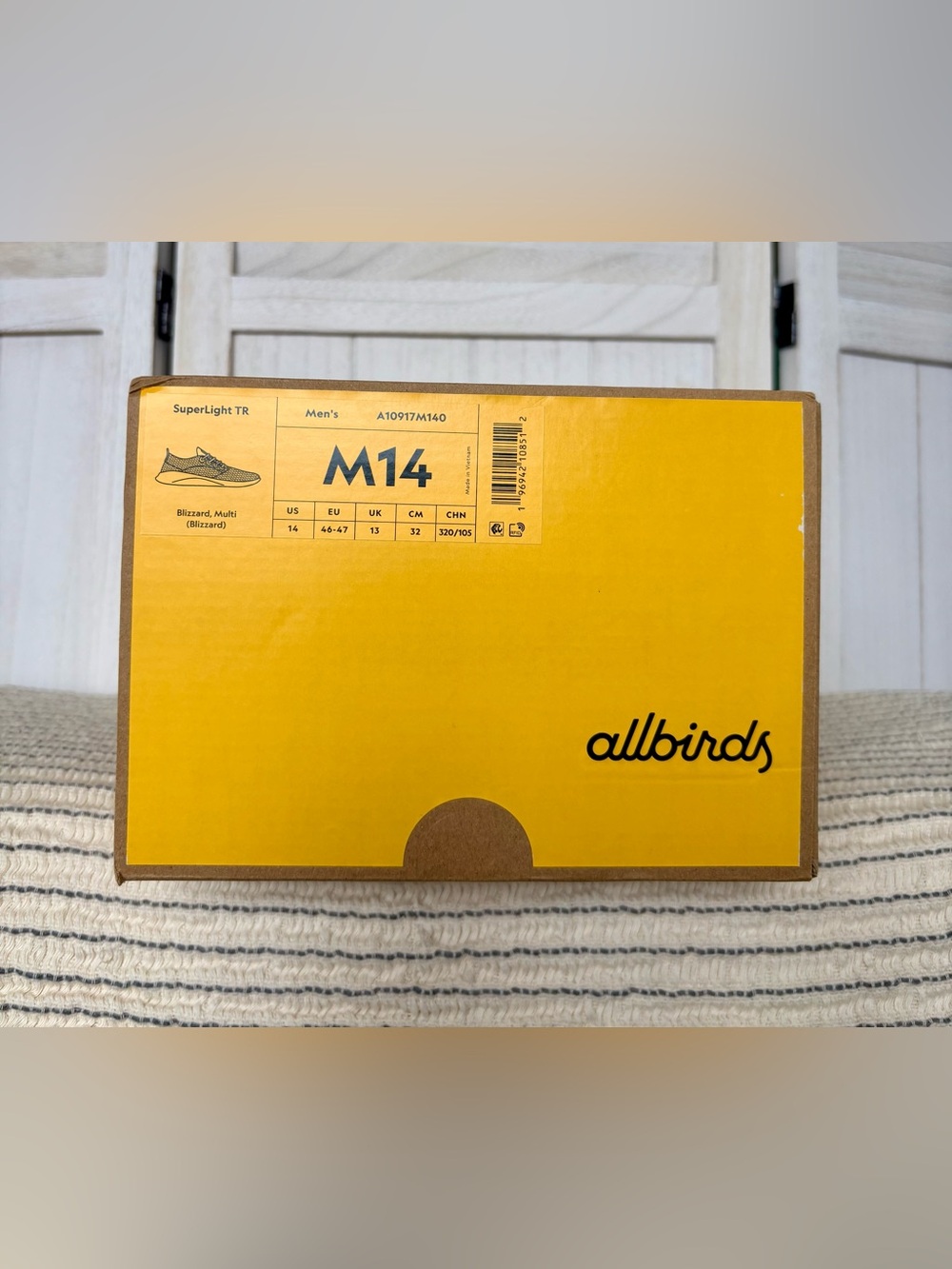 Allbirds SuperLight TR Sneakers Men’s Size 14 NIB Blizzard Multi - Picture 11 of 12